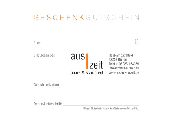 Geschenkgutschein